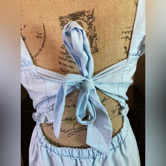 Lauren conrad NWOT baby blue lace dress size medium - Picture 11 of 16